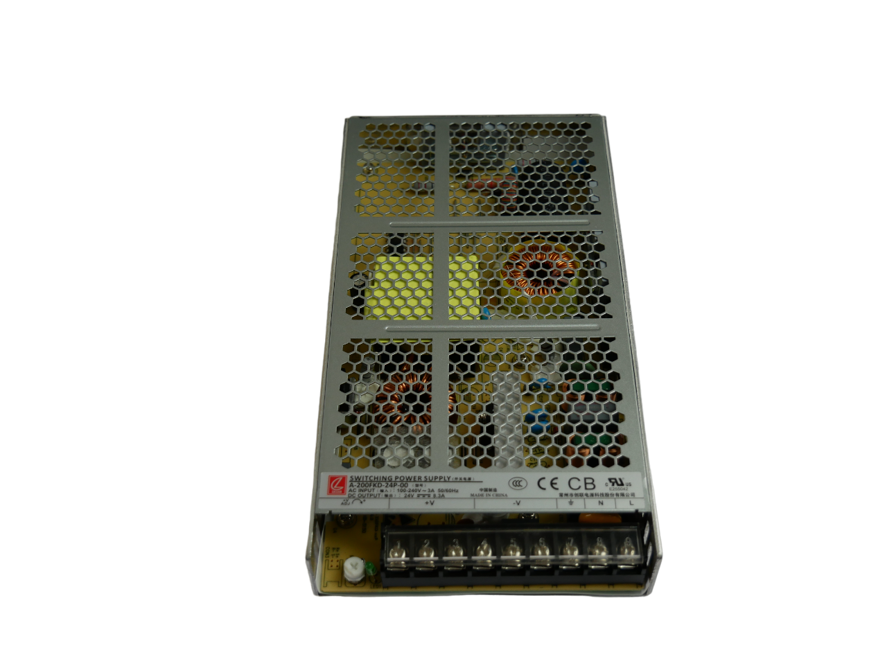High Quality 24V 8.3A 200W Industrial Power Supply Unit, Model A-200FKD-24P-00 - Image 6
