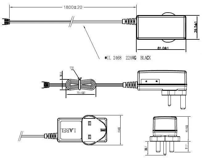 Genuine CWT 12V 2A 24W 4-Pin AC Adapter For Hikvision DVRs, Model KPC-024FA-VI - Image 5