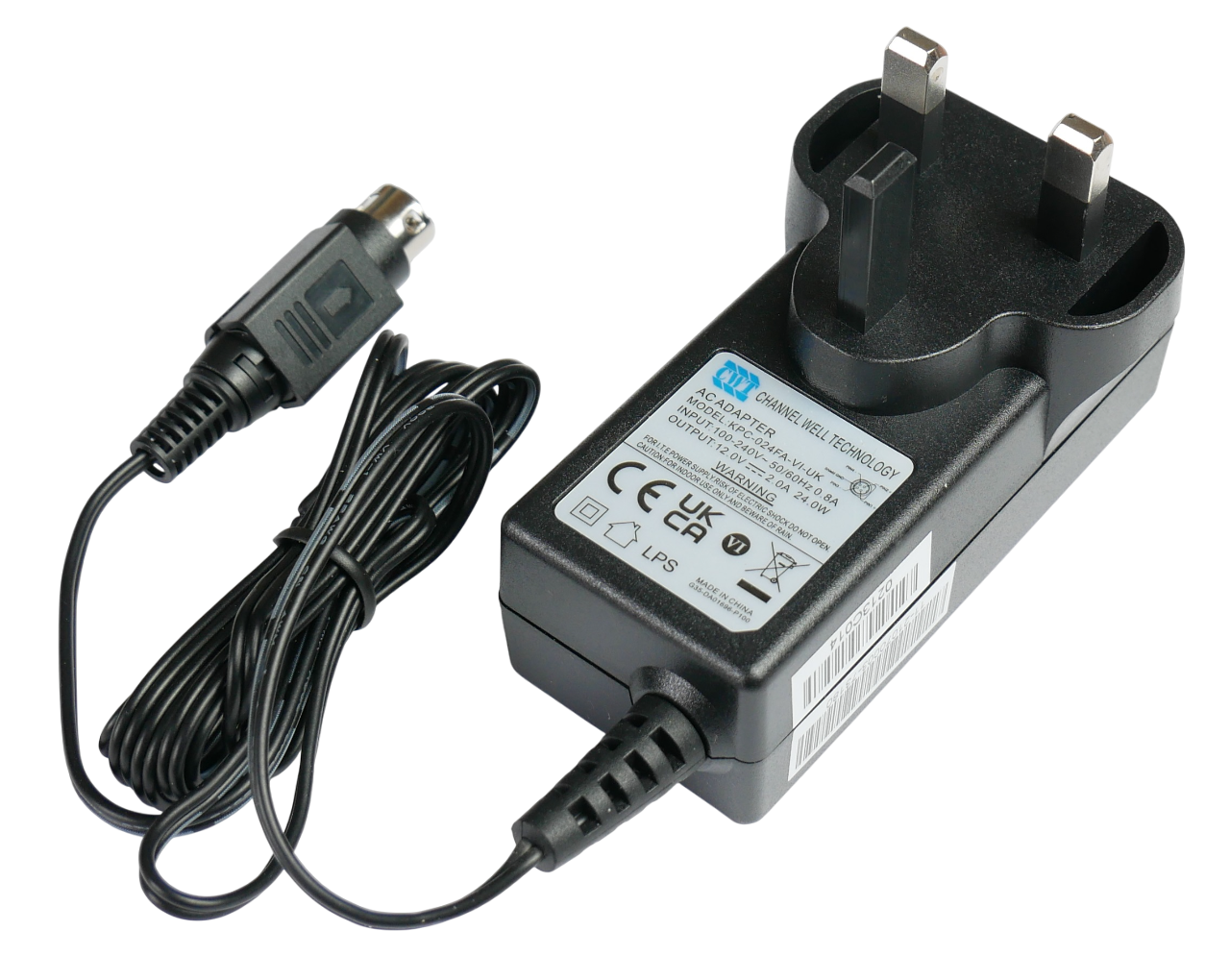 Genuine CWT 12V 2A 24W 4-Pin AC Adapter For Hikvision DVRs, Model KPC-024FA-VI - Image 3